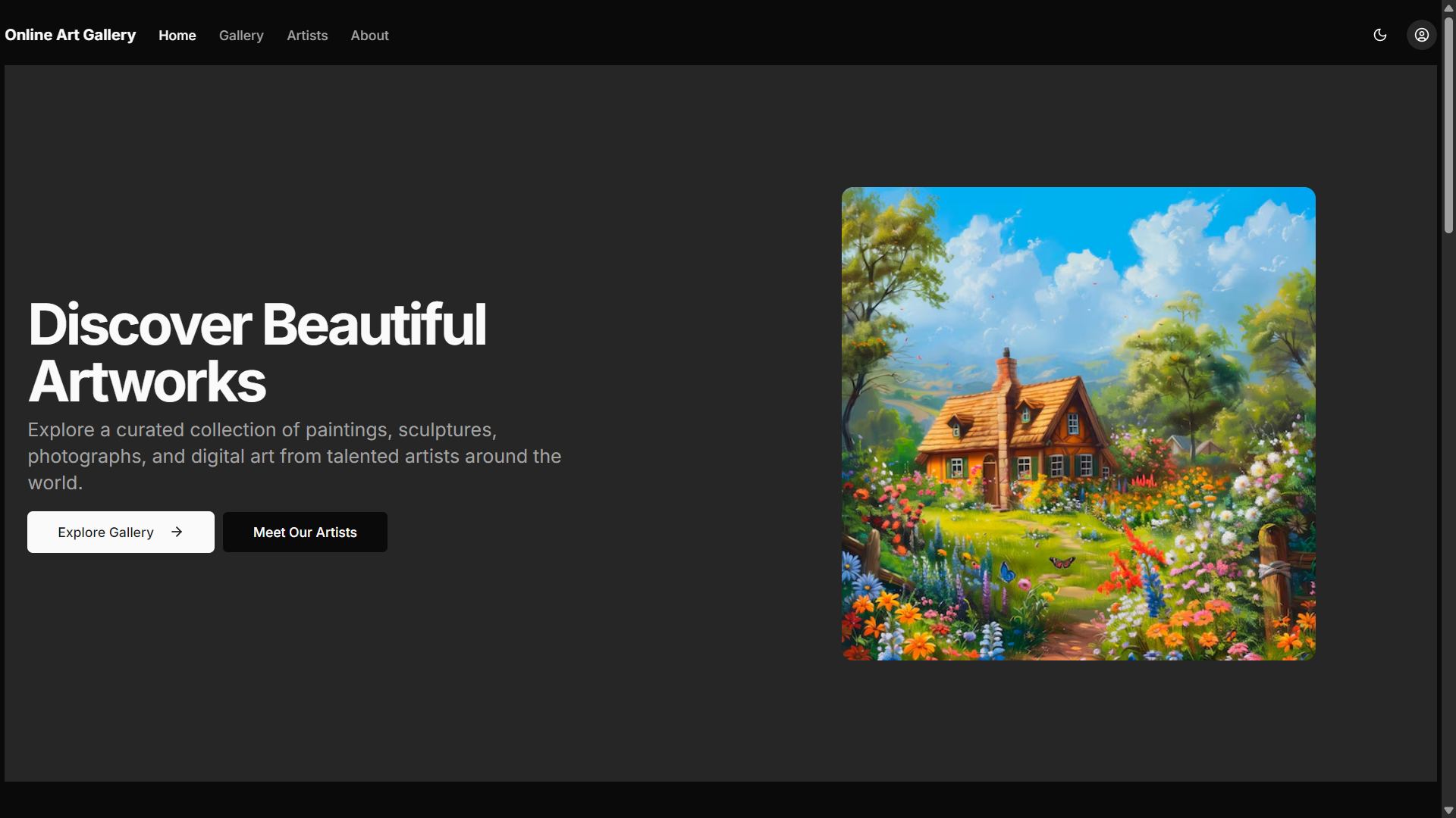 Online Art Gallery